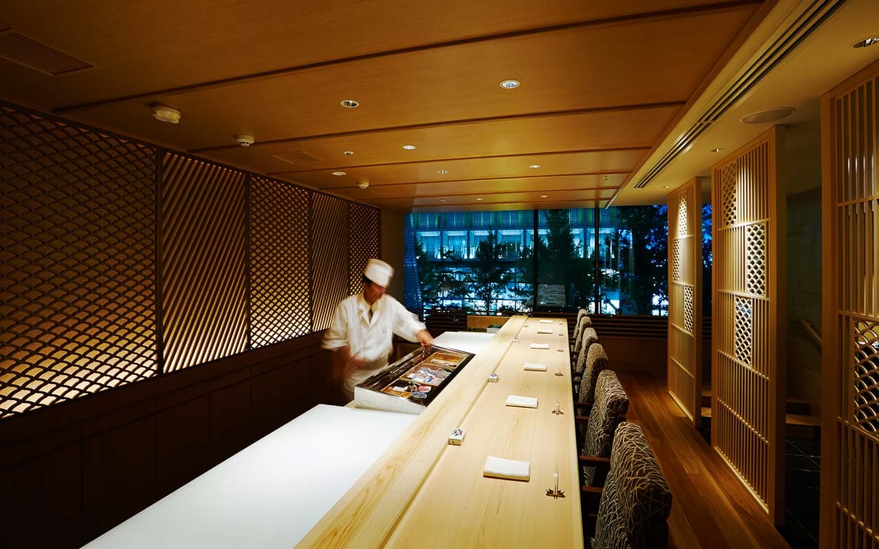 日本料理 弁慶 寿司カウンター