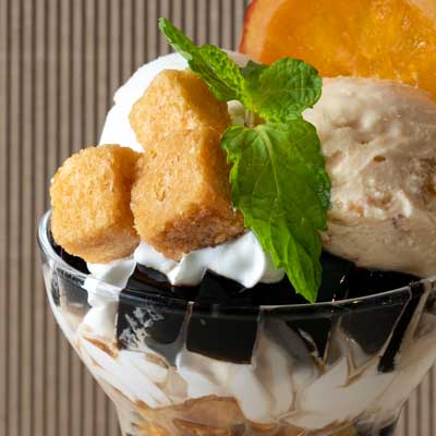 珈琲ゼリーサンデー / Coffee Jelly Sundae