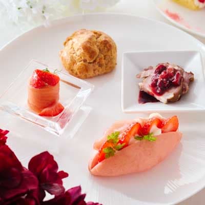 苺アフタヌーンティーセット / The Strawberry Afternoon Tea Set 下段セイヴォリー