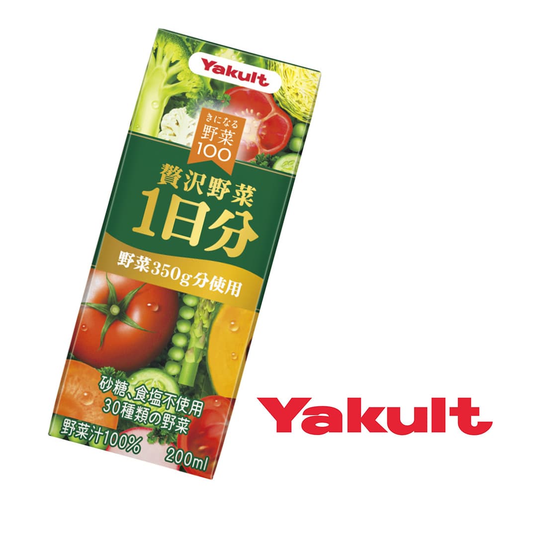 ヤクルト『きになる野菜100贅沢野菜1日分』