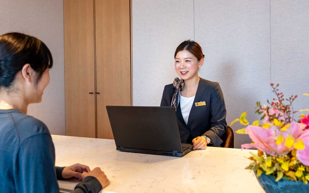 専任スタッフによるコンシェルジュサービス