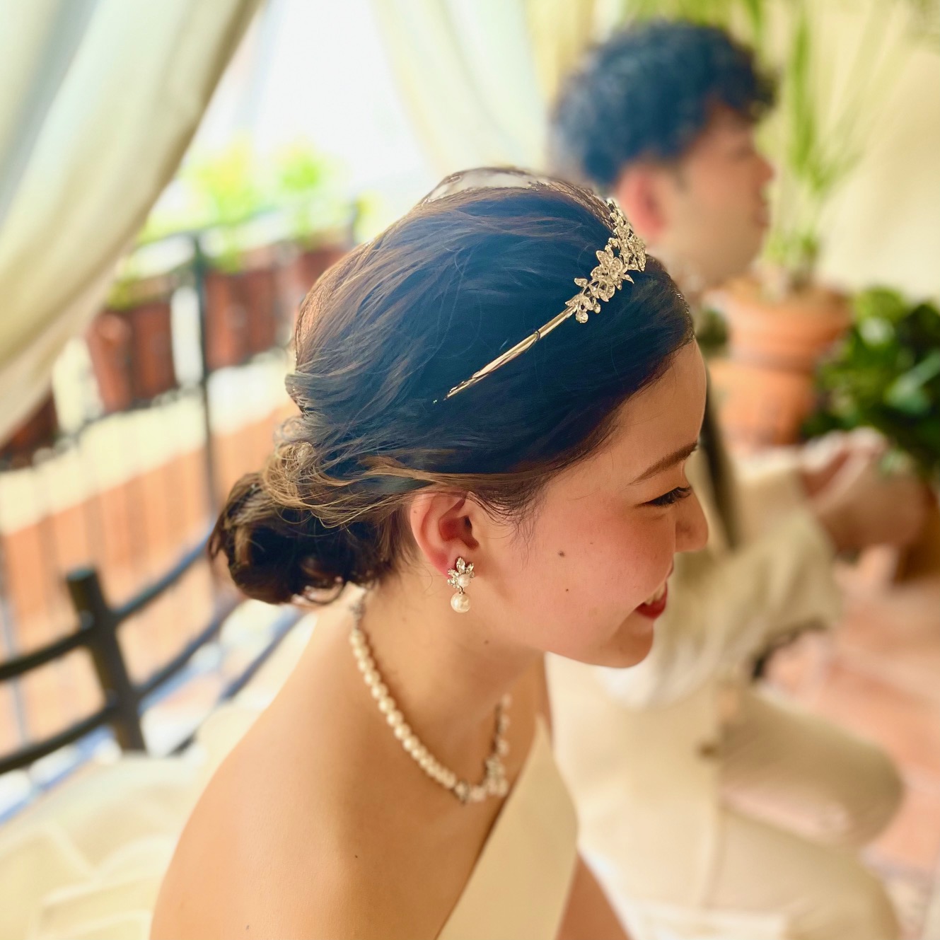 先輩花嫁様のヘアスタイル プランナーブログ 大阪のホテルウエディング 結婚式 ホテル日航大阪 Hotel Nikko Osaka 公式サイト